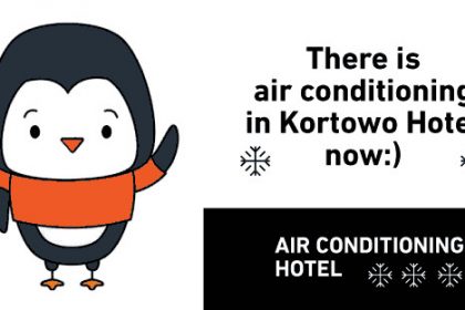 Hotel with air conditioning